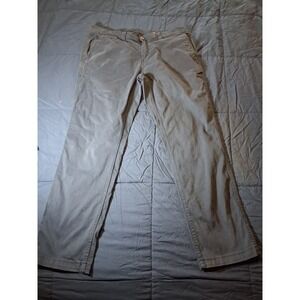 George Slim Straight Blue Khaki‎ Pants 36x30 Casual